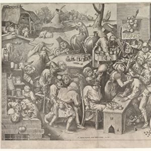 Stone Operation Witch Mallegem 1559 Engraving