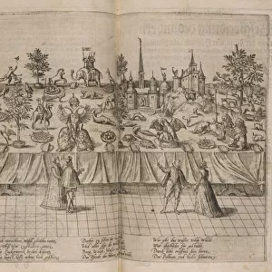 Table setting wedding Johann Wilhelm Duke Julich-Cleves