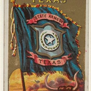 Texas Flags States Territories N11 Allen & Ginter Cigarettes Brands