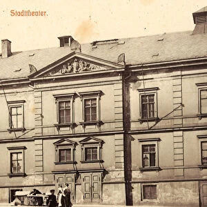 Theatre Germany Buildings Freiberg Sachsen 1911