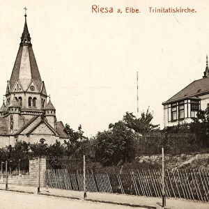 Trinitatiskirche Riesa Buildings Riesa 1908 Landkreis MeiBen