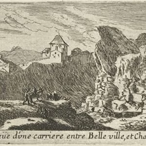View of a quarry between Belleville and Charonne, Reinier Nooms, 1650
