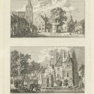 Village view in Griethausen, The Netherlands, Paulus van Liender, 1758