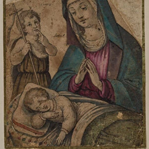 Virgin Child Saint John recto Unidentifiable