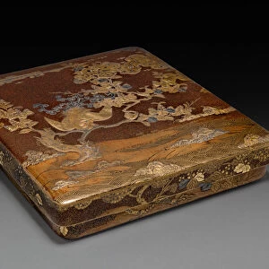 Writing Box Suzuribako Phoenix Paulownia 1573-1599