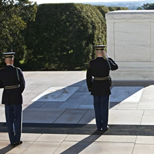 Changing of guard at Arlington National Cemetery