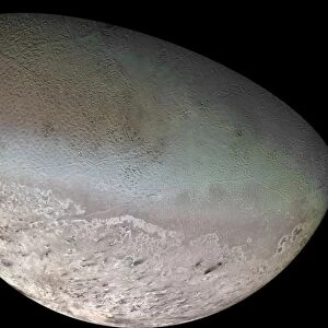 Triton, the largest moon of planet Neptune