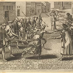 The Abuses of the Law, Plate 7. n. d. Creator: Hendrik Goltzius