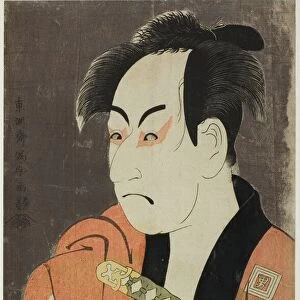 The actor Ichikawa Omezo as the manservant Ippei, 1794. Creator: Toshusai Sharaku