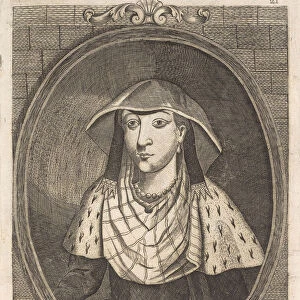 Anna Radziwill (Kostewicz). From: Icones Familiae Ducalis Radivilianae, 1758