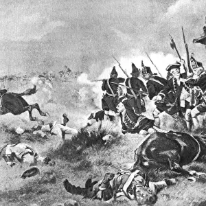 The Battle of Dettingen, 16 June 1743, (1910)