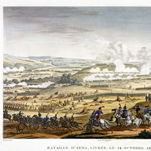 The Battle of Jena, Germany, 14th October 1806. Artist: Edme Bovinet