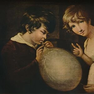 Boy and Girl with a Bladder, c18th century. Artist: William Tate
