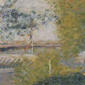 The Bridge at Bineau. Creator: Seurat, Georges Pierre (1859-1891)