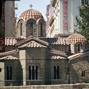 Byzantine church of Agios Eleptherios in Athens, 11th century