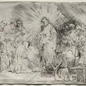Christ Appearing to the Apostles, 1656. Creator: Rembrandt van Rijn (Dutch, 1606-1669)
