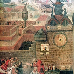 Christ Driving the Traders from the Temple (detail), c1584-1638. Artist: Pieter Brueghel the Younger