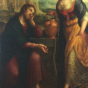 Christ and the Samaritan Woman, 1607. Creator: Fontana, Lavinia (1552-1614)