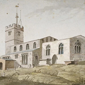 Church of St Mary, Hendon, Middlesex, c1800