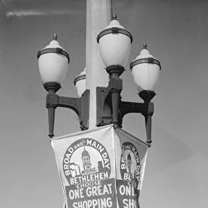 Commercial propaganda, Bethlehem, Pennsylvania, 1935. Creator: Walker Evans