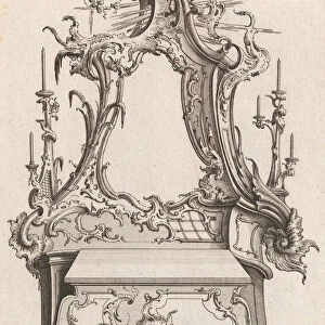 Design for an Altar, Plate 3 from an Untitled Series of Designs for Altars