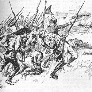 The Division Under Alvarado Was Crossing The Low Ground, 1902. Artist: GB