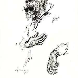 Don Quixote. Pen Sketch from Line: An Art Study, 1923. Artist: Edmund Joseph Sullivan