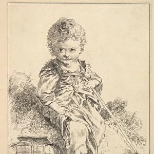 Un enfant assis sur une motte de terre (An enfant seated on a clod of earth)