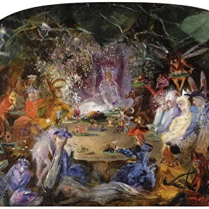 The Fairys Banquet, c. 1858. Artist: Fitzgerald, John Anster (1832-1906)