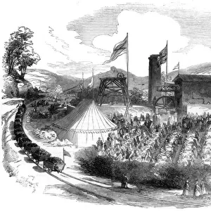 Fete in celebration of winning the coal on the Rhondda branch of the Taff Vale railway, 1851