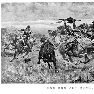 For God and King, at Marston Moor, 1644, (1893). Artist: Stanley Berkeley