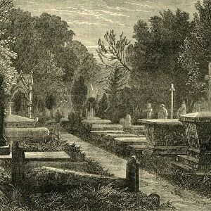 Kensal Green Cemetery, c1876. Creator: Unknown