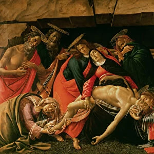 Lamentation over the Dead Christ. Artist: Botticelli, Sandro (1445-1510)