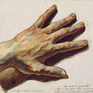 The left hand of Theodore Gericault. Creator: Delacroix