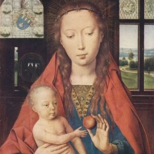 Madonna and Child, from The Diptych of Maerten van Nieuwenhove, 1487. Artist: Hans Memling