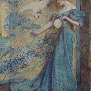 The Mirror, ca. 1910. Creator: Robert Reid