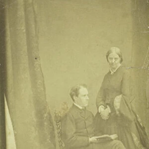 Mr. and Mrs. Craik, 1865 / 75. Creators: Unknown, Benjamin Mulock