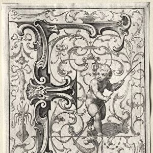 New ABC Booklet: F, 1627. Creator: Lucas Kilian (German, 1579-1637)