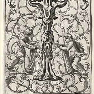 New ABC Booklet: T, 1627. Creator: Lucas Kilian (German, 1579-1637)