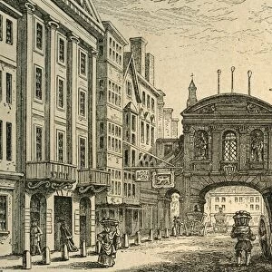 Old Temple Bar and the Devil Tavern, (1897). Creator: Unknown