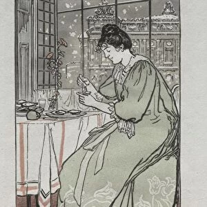 Paris Almanac, 1897: Winter, 1897. Creator: Auguste Louis Lepere (French, 1849-1918)