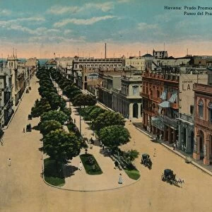 Paseo del Prado, Havana, Cuba, c1920