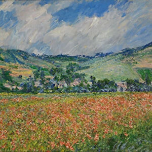 Poppy field at Giverny, 1885. Creator: Monet, Claude (1840-1926)