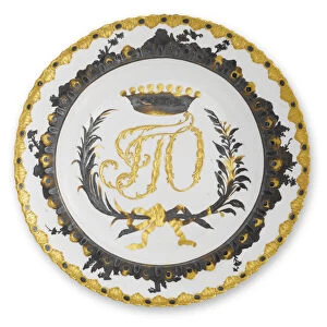 Porcelain Plate from the Orlov Service, ca 1766-1770