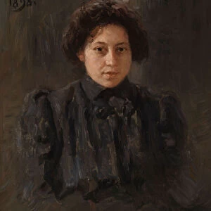 Portrait of the Artists Daughter Nadezhda Repina, 1898