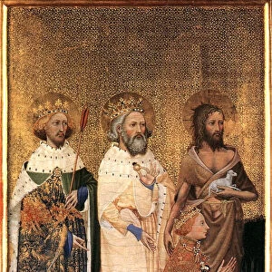 Richard II of England with his patron saints, between 1395 and 1399