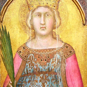 Saint Catherine of Alexandria, shortly after 1342. Creator: Pietro Lorenzetti