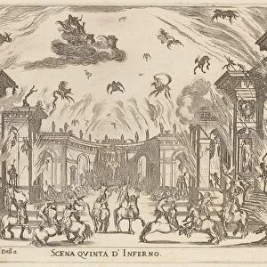 Scena Quinta di Inferno, 1637. Creator: Stefano della Bella