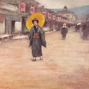 A Street in Kioto, c1887, (1901). Artist: Mortimer L Menpes