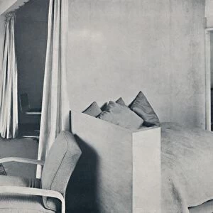 A studio living-room in one of the Isokon Lawn Road Flats, Hampstead, London, 1936